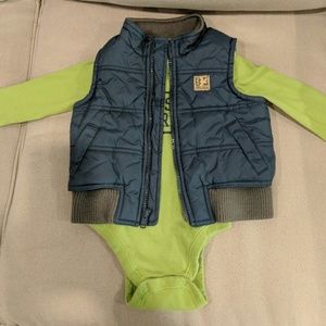 Onesie and vest